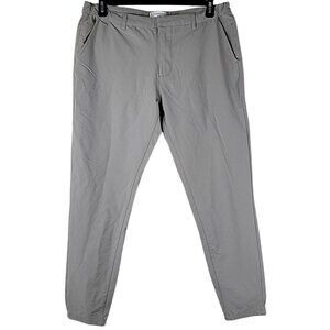 Tailored Athlete 365 Trousers Mens XXL 36x30 Gray Performance Tapered Slim Pants